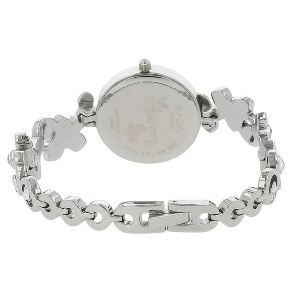 Titan 95048SM01 | Titan Raga Aurora Mother of Pearl Dial Women Watch With Metal Strap