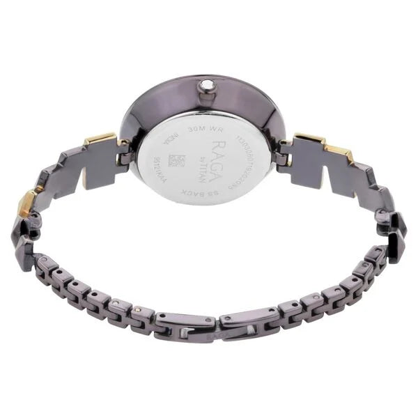 Titan 95121KM01 | Titan Raga Facets Brown Dial Analog Stainless Steel Strap watch for Women