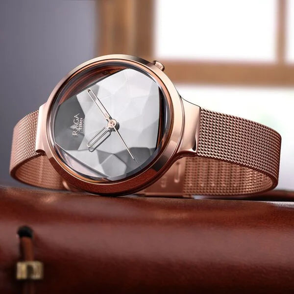 Titan 95134WM01 | Titan Raga Moments of Joy Silver Dial Analog Metal Strap watch for WoMen