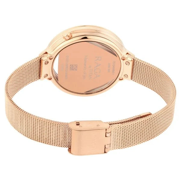 Titan 95134WM01 | Titan Raga Moments of Joy Silver Dial Analog Metal Strap watch for WoMen