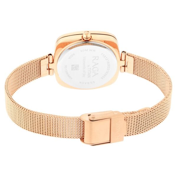Titan 95139KM01 | Titan Raga Moments Of Joy Silver Dial Women Watch With Metal Strap