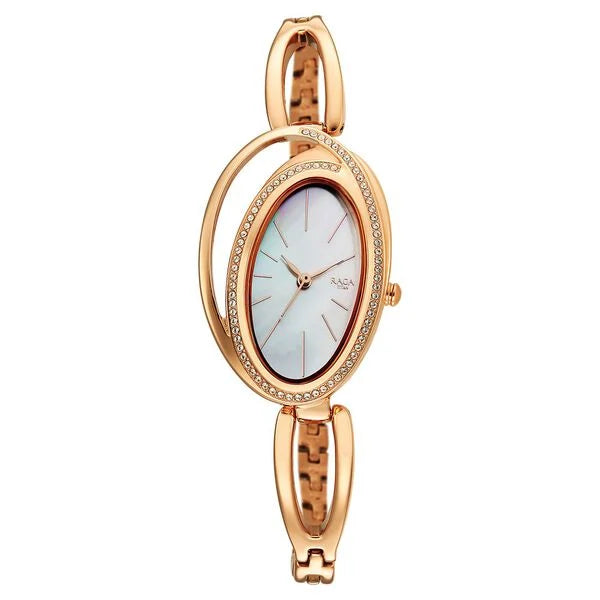 Titan 95197WM01 | Titan Raga Delight Brown Dial Analog Stainless Steel Strap Watch for Women