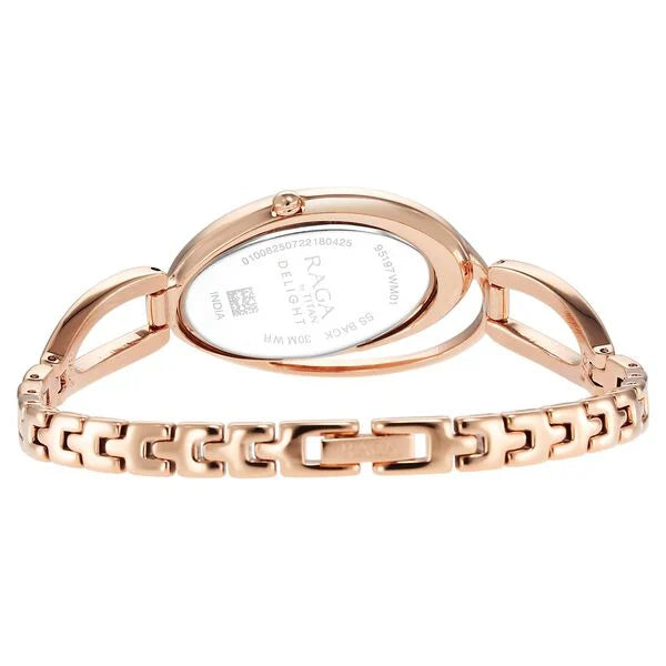 Titan 95197WM01 | Titan Raga Delight Brown Dial Analog Stainless Steel Strap Watch for Women