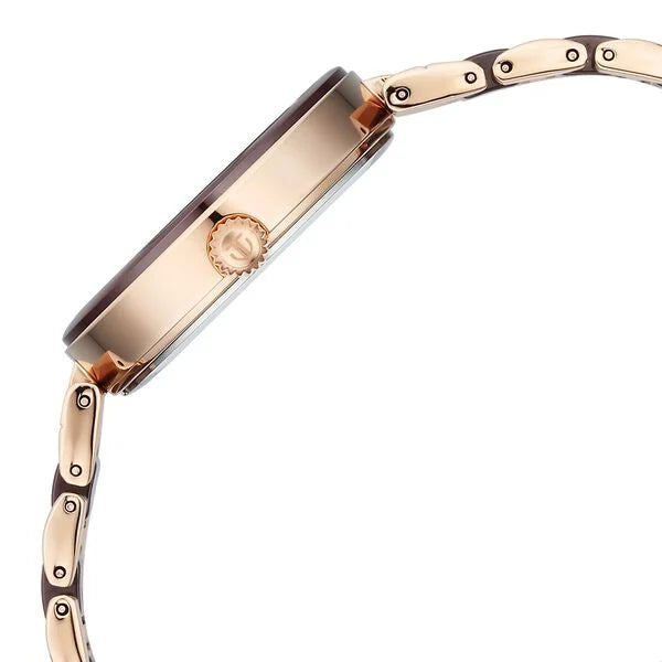 Titan 95214KD03 | Titan Purple Ceramics Mother of Pearl Dial Analog Steel and Ceramic Strap Watch for Women