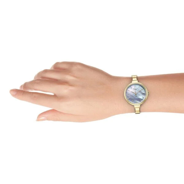 Titan 95273YM01 | Titan Raga Showstopper Quartz Analog Mother Of Pearl Dial Metal Strap Watch for Women