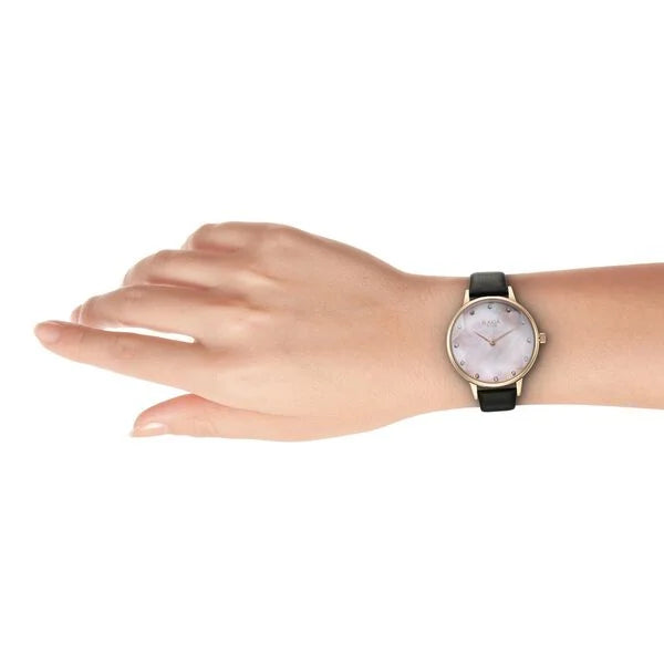 Titan 95274WL01 | Titan Raga Showstopper Quartz Analog Mother Of Pearl Dial Leather Strap Watch for Women