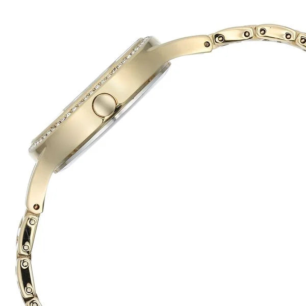 Titan 95275YM01 | Titan Raga Showstopper Quartz Analog Mother Of Pearl Round Dial Golden Metal Strap Watch For Women
