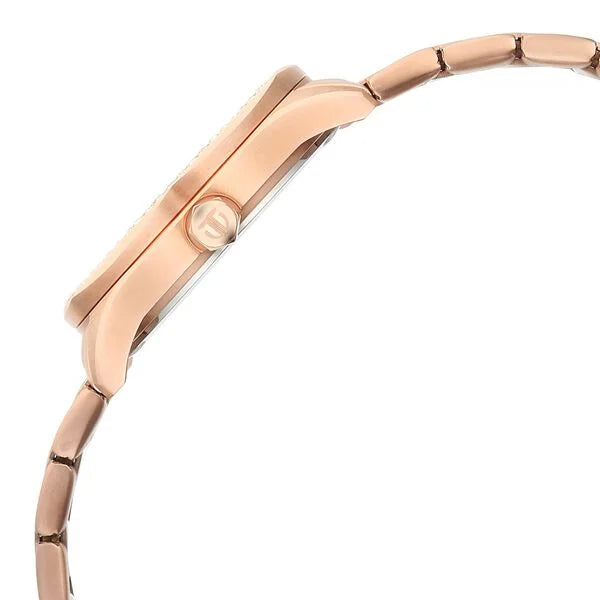 Titan 95326WM01 | Titan Glamour Quartz Analog with Date Silver Dial Rose Gold Stainless Steel Strap Watch For Women