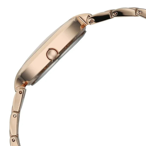 Titan 95346WM01 | Titan Raga Showstopper Quartz Analog White Dial Rose Gold Metal Strap Watch For Women