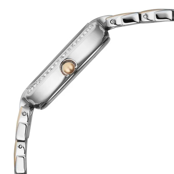 Titan 95347KM01 | Titan Raga Showstopper Quartz Analog Silver Dial Two Toned Metal Strap Watch For Women