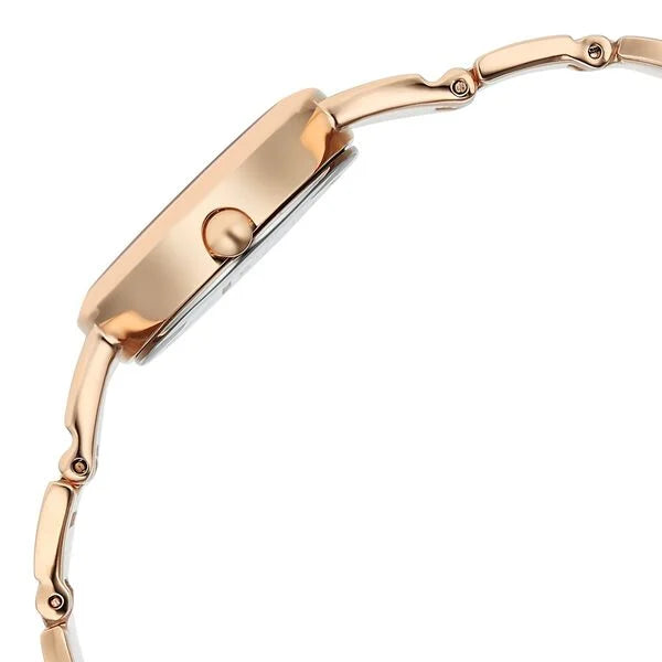 Titan 95362WM01 | Titan Raga Glimmers Quartz Analog Pink Dial Rose Gold Metal Strap Watch For Women