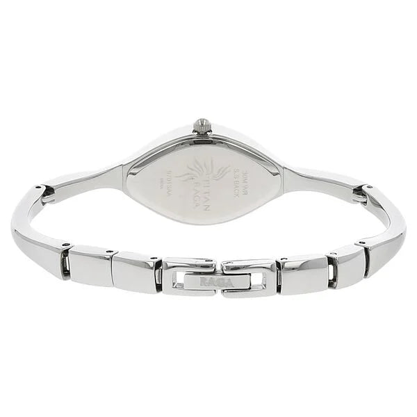 Titan 9701SM01 | Titan Quartz Analog Mother of Pearl Dial Metal Strap Watch for Women