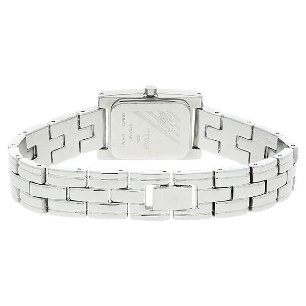 Titan 9716SM01 | Titan Raga Silver Dial Analog Metal Strap Watch for Women