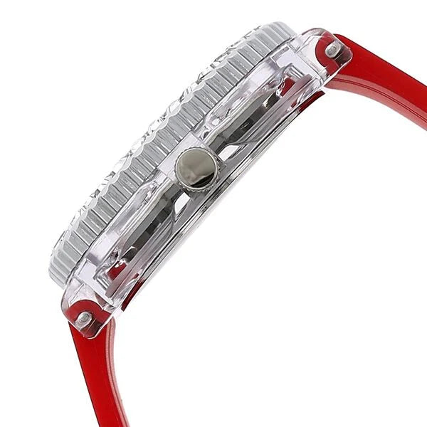 Fastrack NK9827PP08 | Fastrack Quartz Analog Silver Dial Plastic Strap Watch for Girls