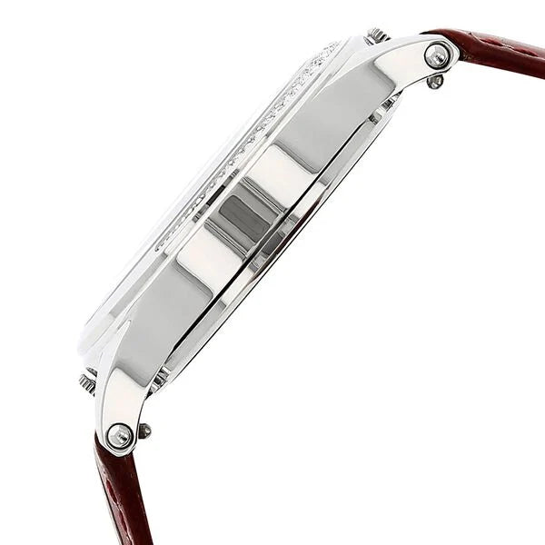 Titan 9923SL01 | Titan Quartz Analog Silver Dial Leather Strap Watch for Women