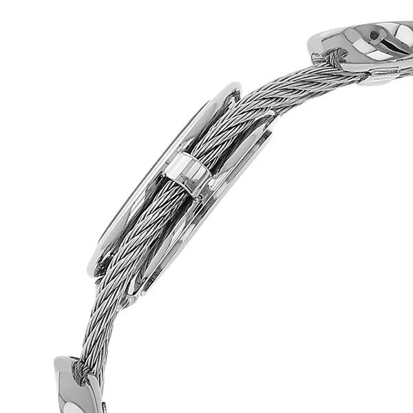 Titan 9936SM01 | Titan Quartz Analog Mother of Pearl Dial Metal Strap Watch for Women