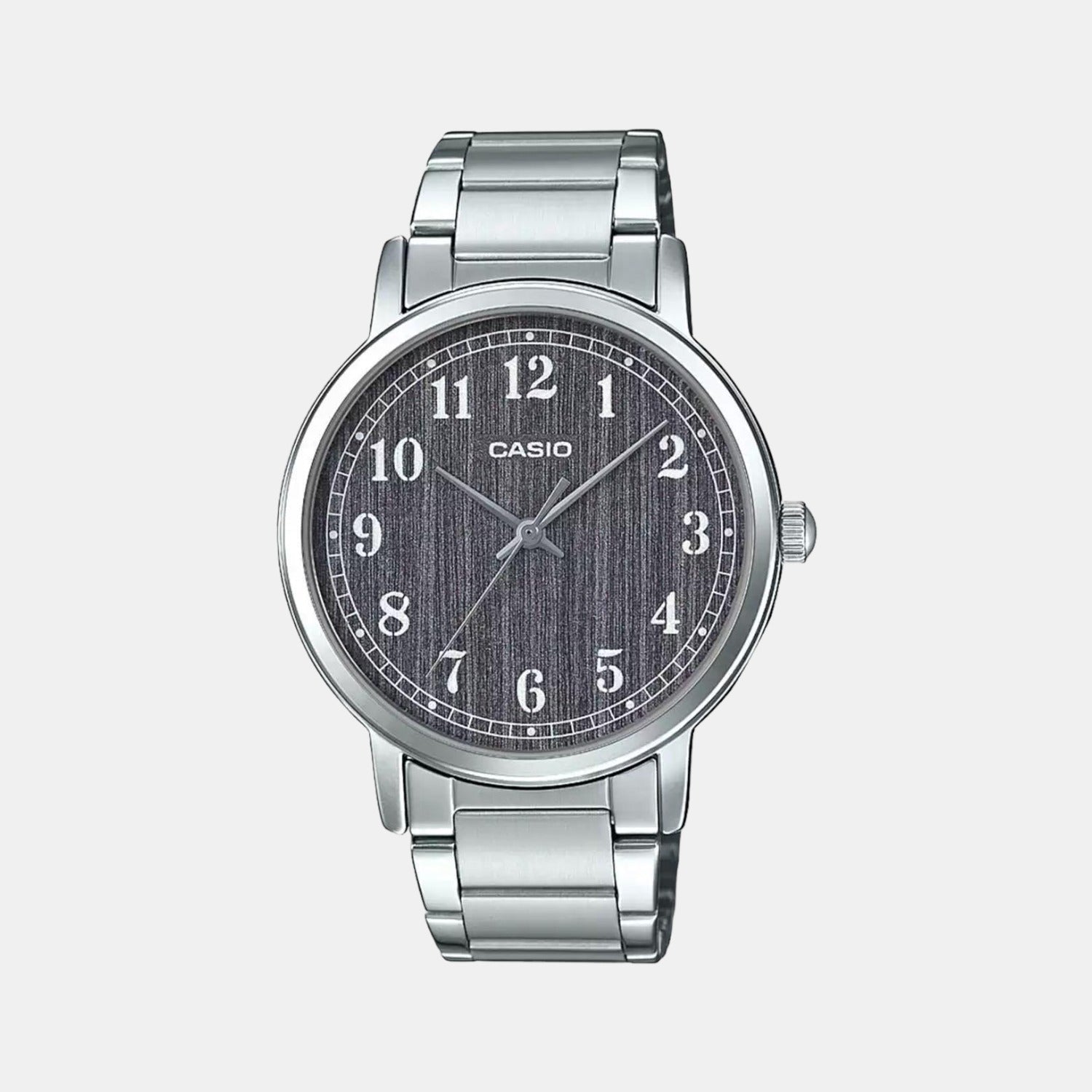 Enticer Men Quartz Grey Dial Analog Stainless Steel Watch A1518