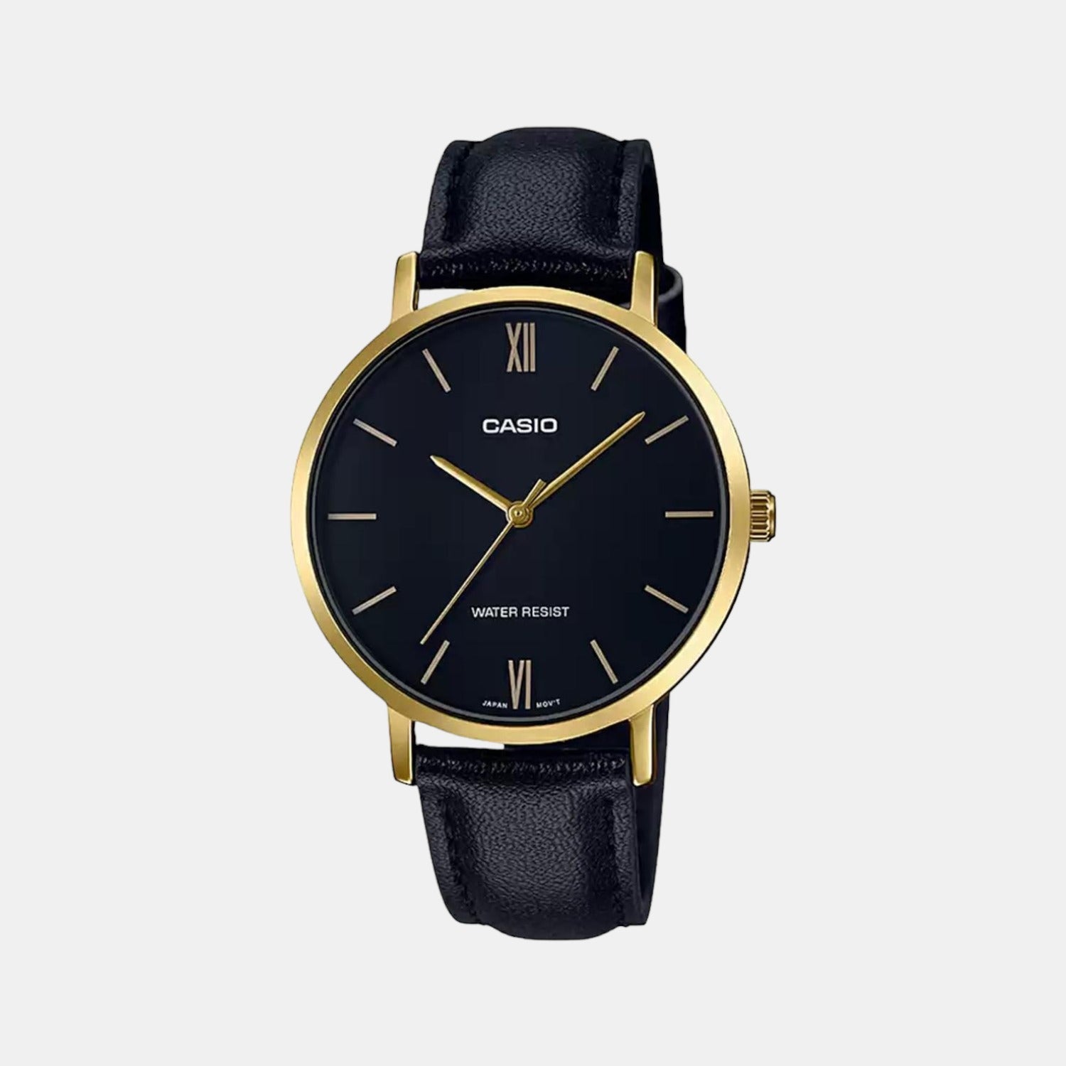 Enticer Women Quartz Black Dial Analog Leather Watch A1785