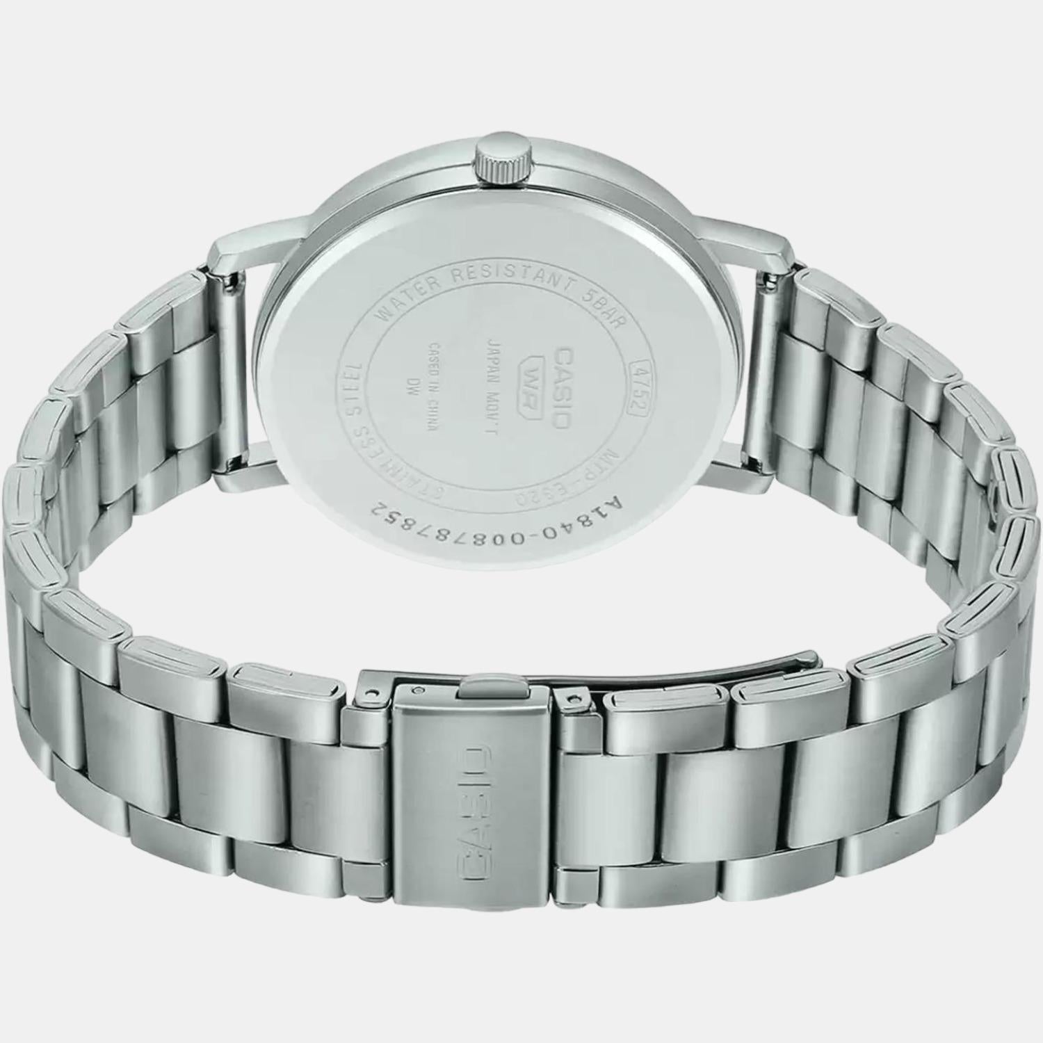 Enticer Men Quartz Silver Dial Chronograph Stainless Steel Watch A1840