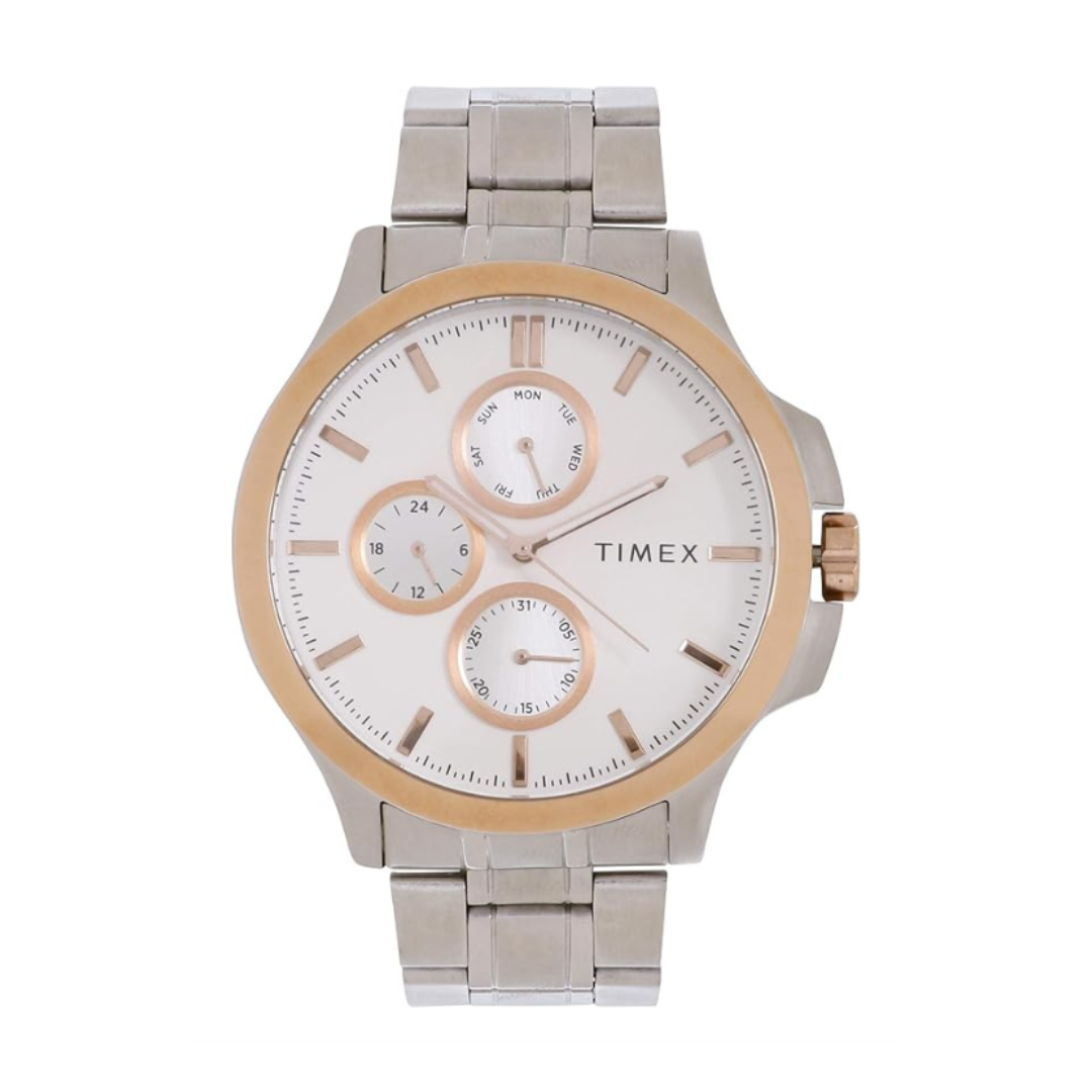 Timex TWEG17006 | Timex Analog White Dial Men's Watch.