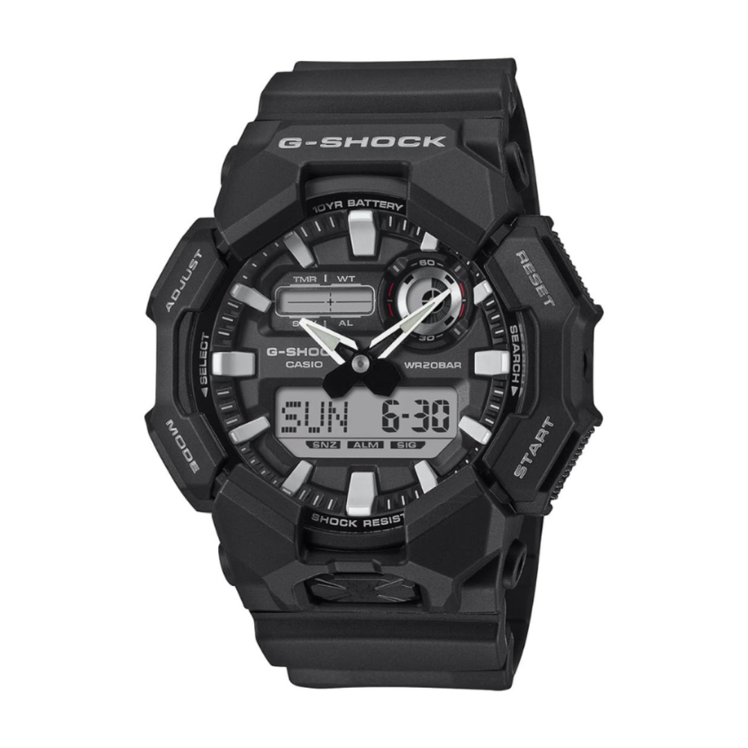 Casio GA-010-1A1DR G1675 | G-Shock Men Quartz Black Dial Analog-Digital Resin Watch