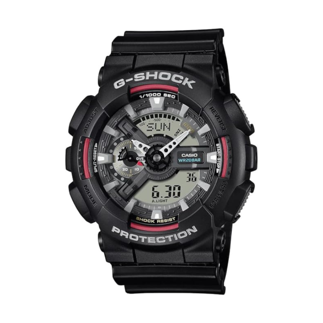Casio GA-110RL-1ADR G1685 | G-Shock Men Quartz Black Dial Analog-Digital Resin Watch