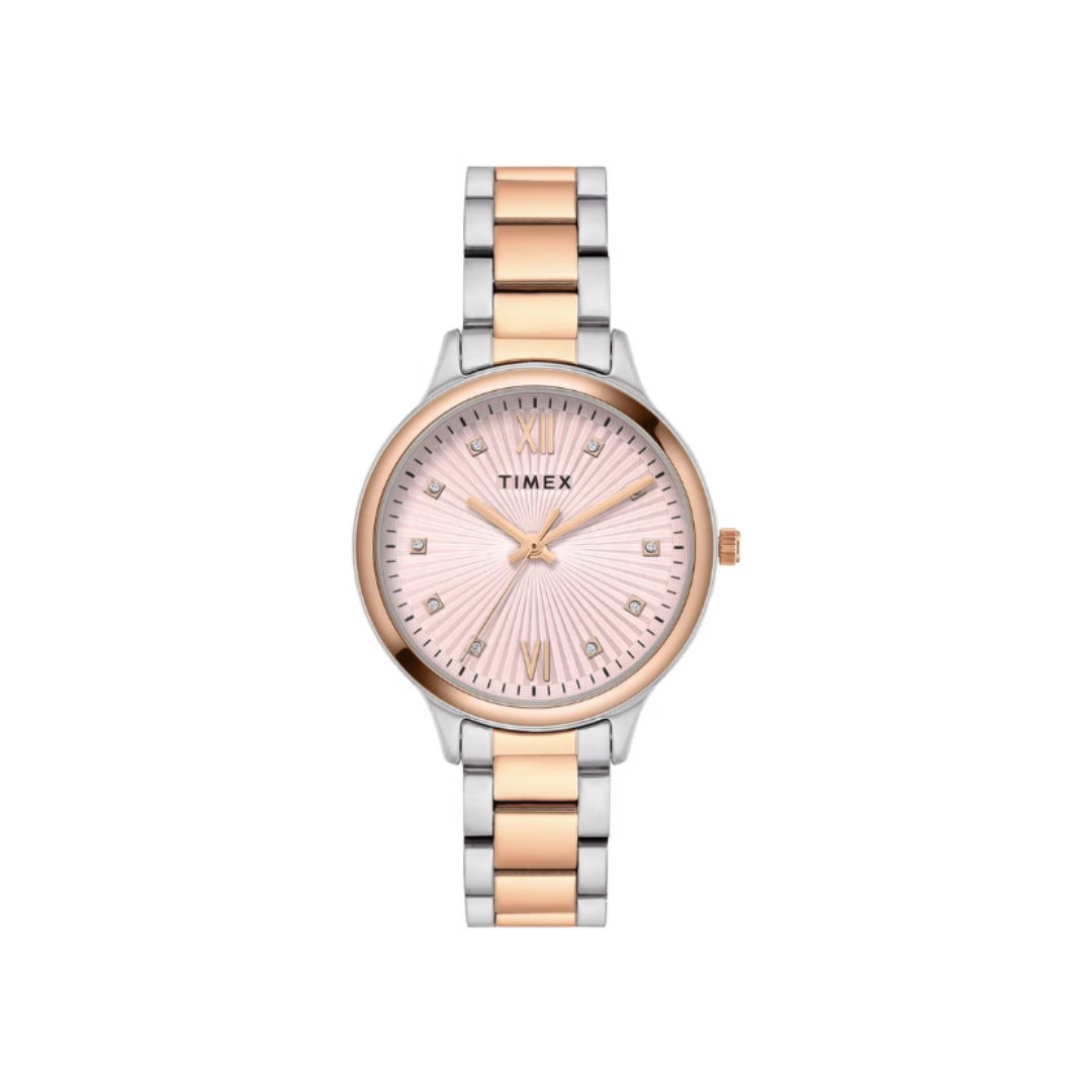 Timex TWTL12114 | Trendline Women Quartz Dial Analog Stainless Steel Watch.