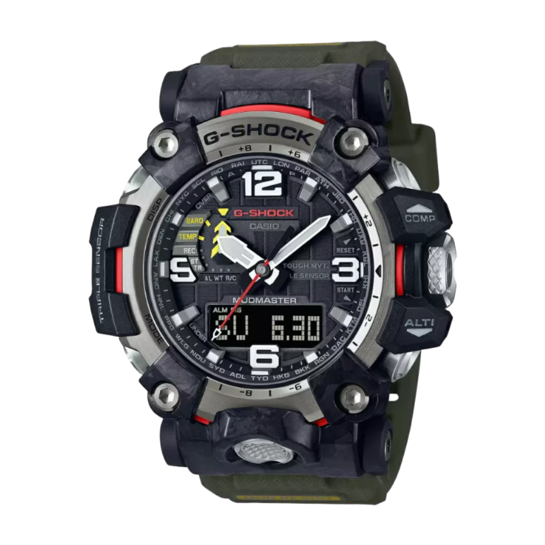 Casio GWG-2000-1A3DR G1176 | G-Shock Men Quartz Grey Dial Analog-Digital Resin Watch.