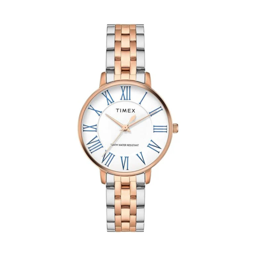 Timex TWEL19109 | Trendline Women Quartz Dial Analog Stainless Steel Watch.