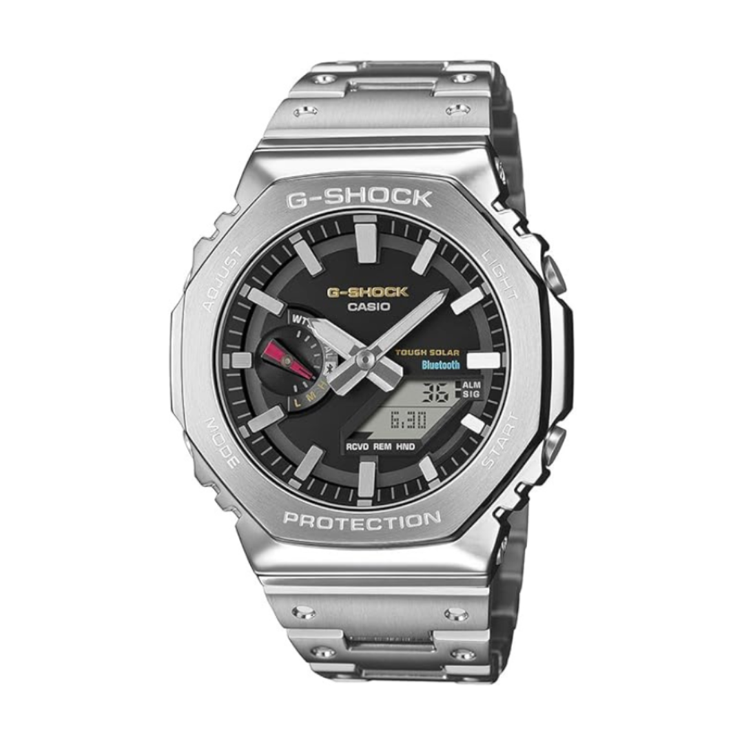 Casio GM-B2100SD-1CDR G1714 | G-Shock Men Quartz Black Dial Analog-Digital Stainless Steel Watch