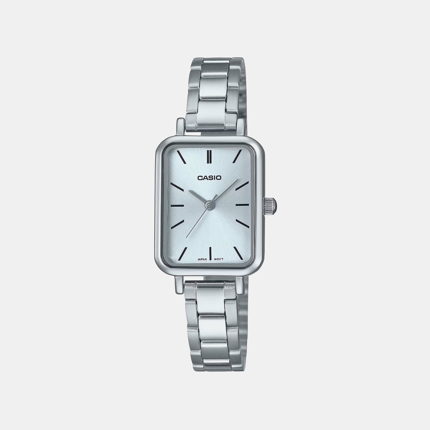 Enticer Women Quartz Blue Dial Analog Stainless Steel Watch A2324 LTP-V009D