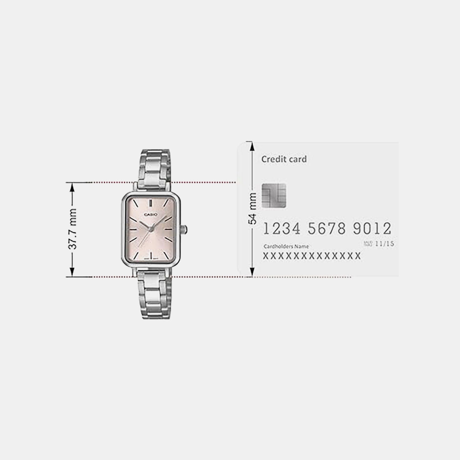 Women Quartz Pink Dial Analog Steel Watch A2329