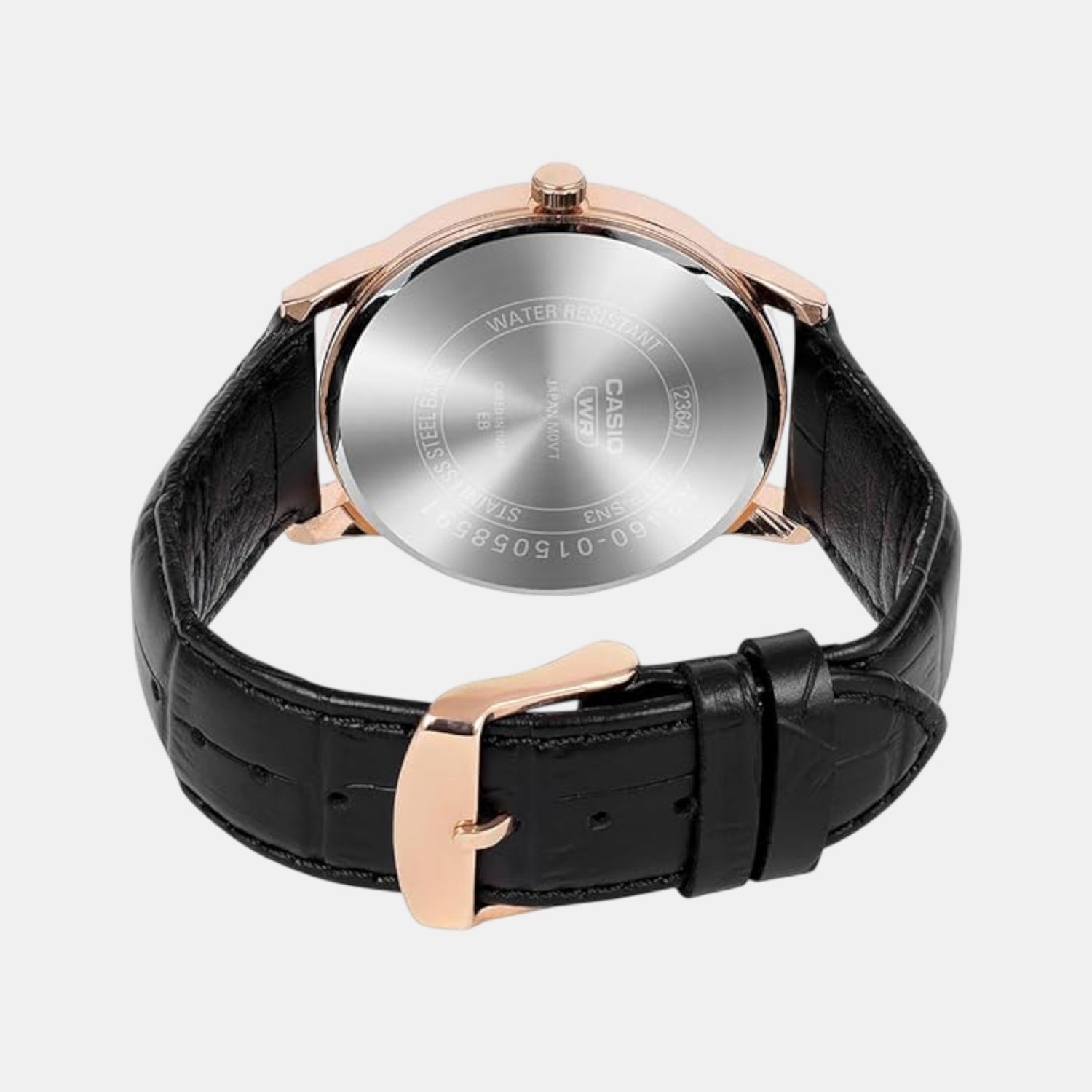 Enticer Men Quartz Silver Dial Analog Leather Watch A2461