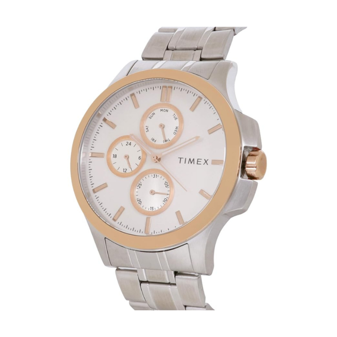 Timex TWEG17006 | Timex Analog White Dial Men's Watch.