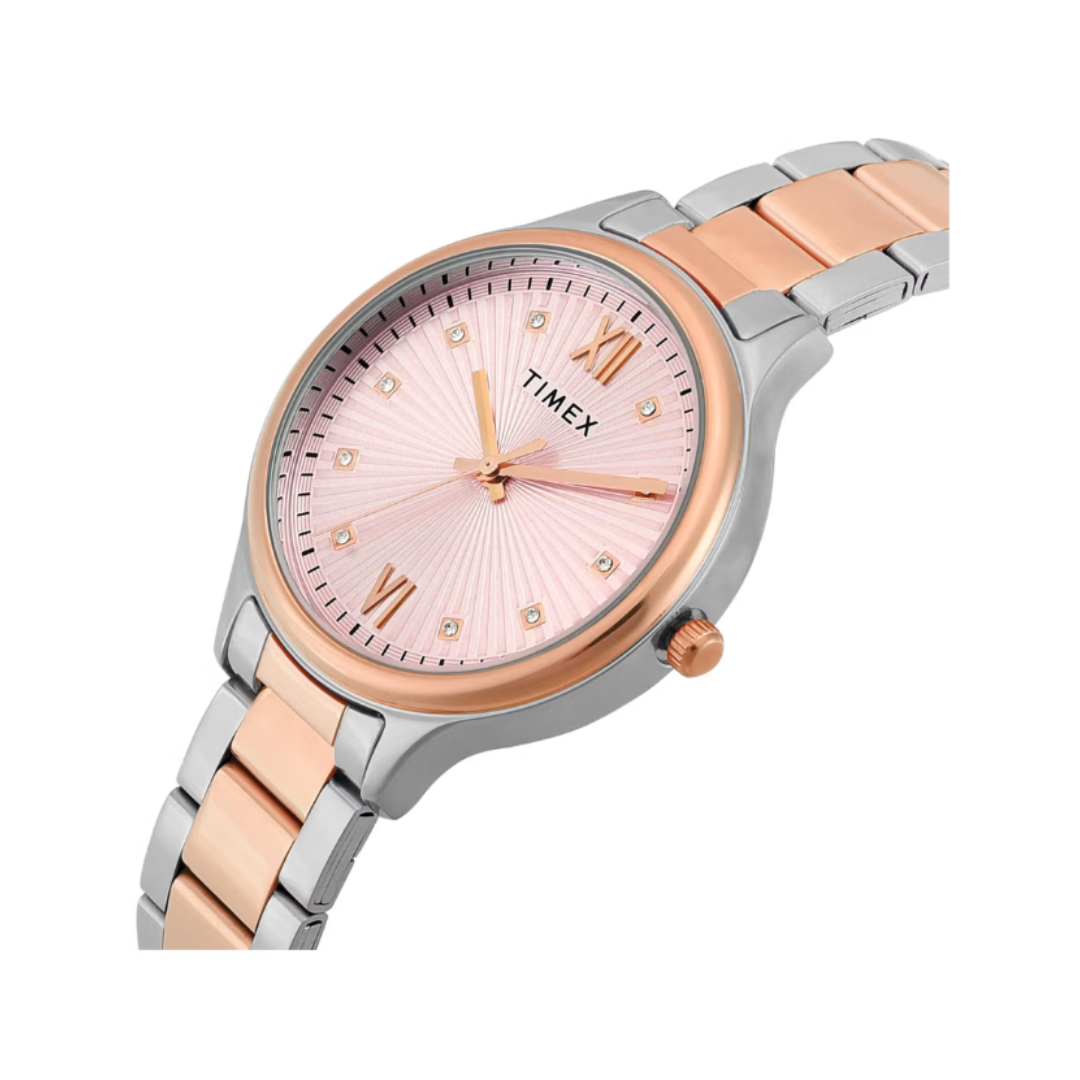 Timex TWTL12114 | Trendline Women Quartz Dial Analog Stainless Steel Watch.