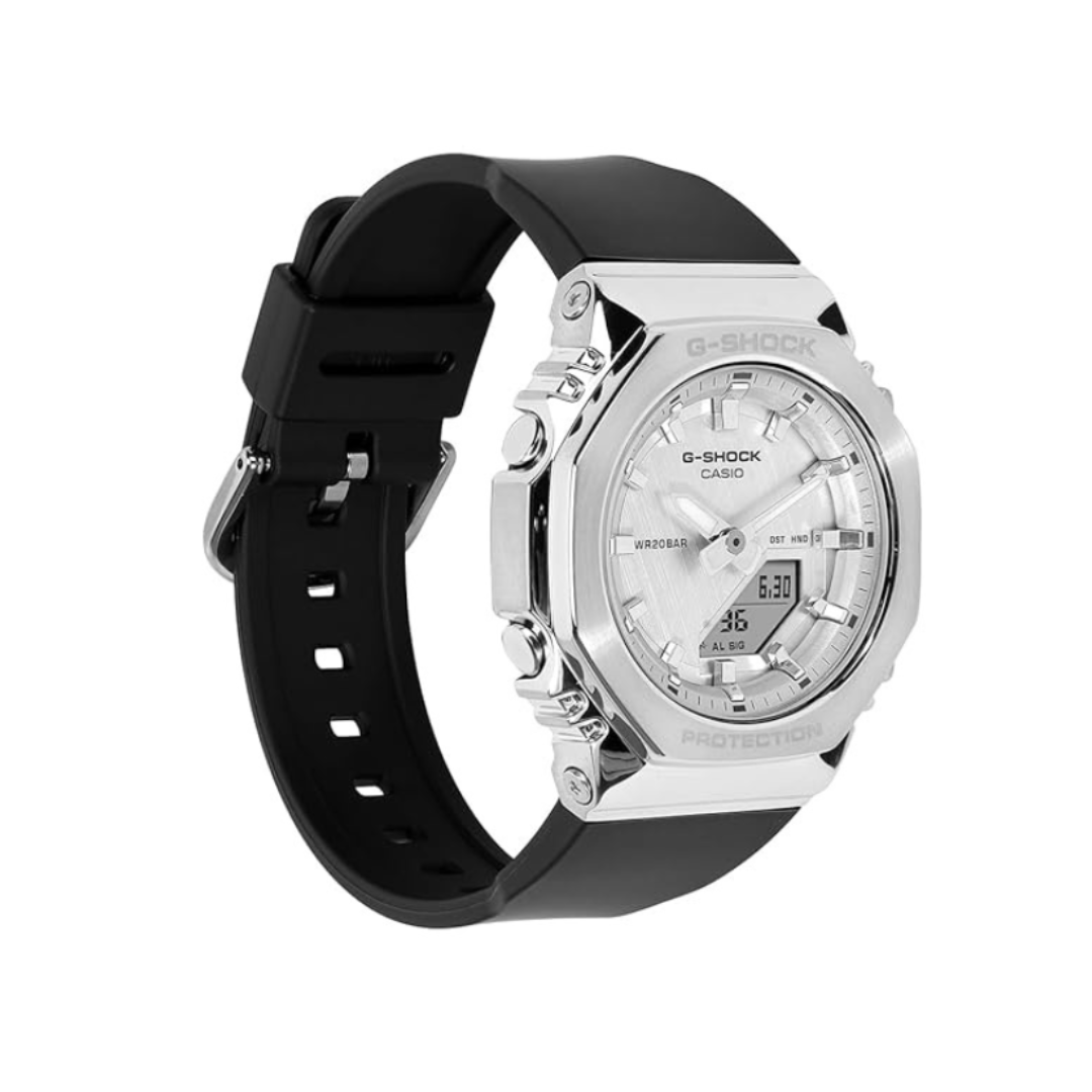 Casio GM-S2110-1A7DR G1782 | G-Shock Women Quartz White Dial Analog-Digital Resin Watch