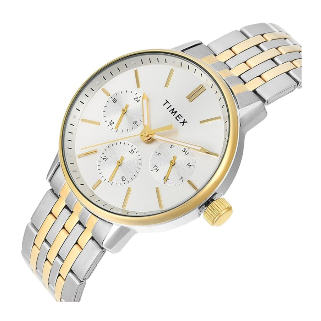 Timex TWEG25408 | Trendline Men Quartz Silver Dial Multi-Function Stainless Steel