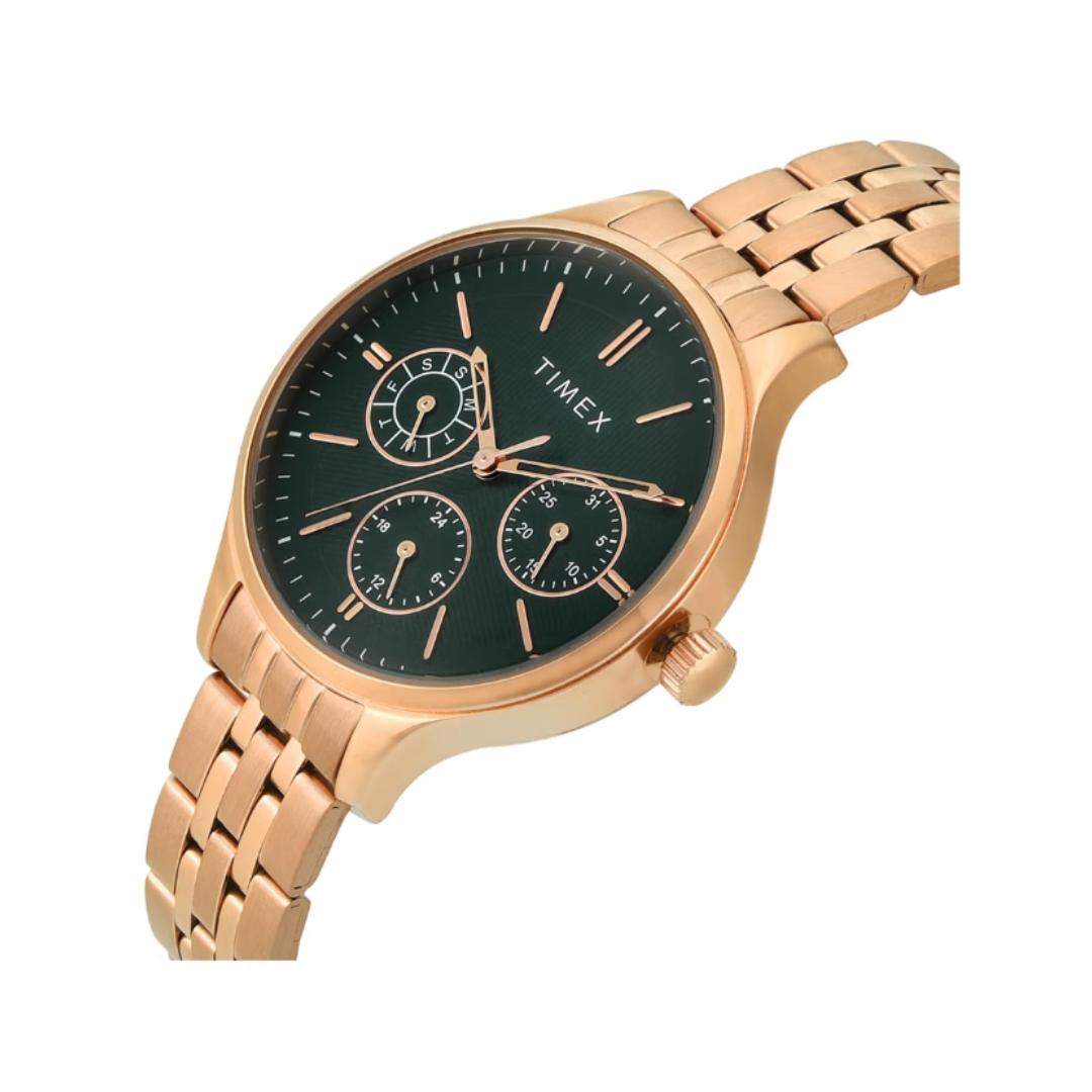 Timex TWEL14836 | Trendline Women Quartz Dial Multi-Function Stainless Steel Watch