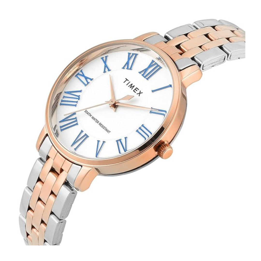 Timex TWEL19109 | Trendline Women Quartz Dial Analog Stainless Steel Watch.