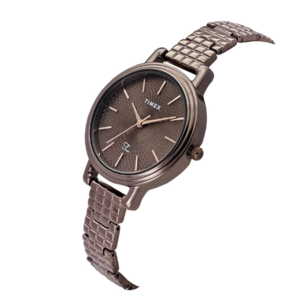 Timex TWEL23903 | Fria Women Quartz Dial Analog Brass Watch.