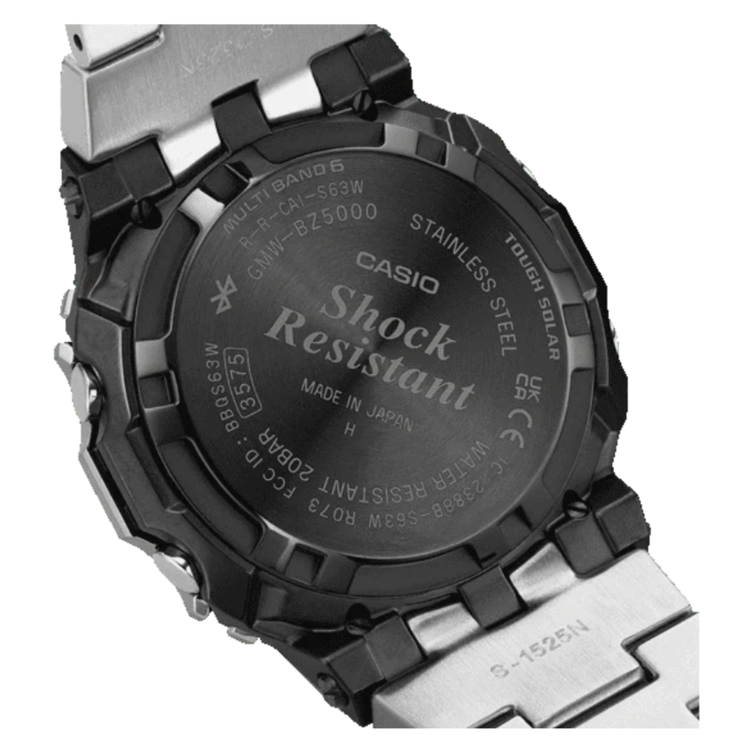 Casio GMW-BZ5000D-1DR G1768 | G-Shock Men Quartz Black Dial Digital Stainless Steel Watch