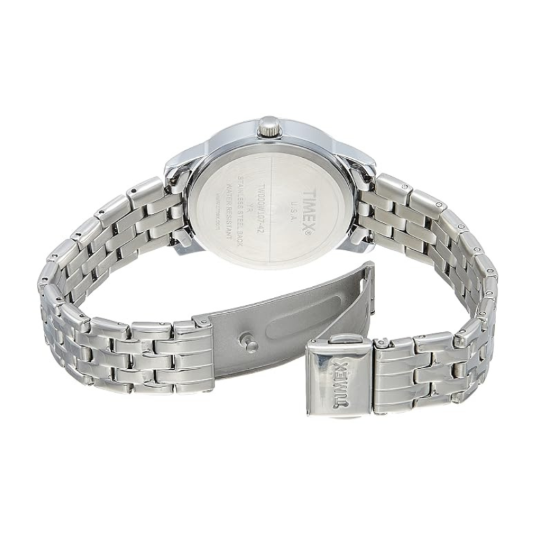 Timex TW000W107 | Fashion Women Quartz Dial Chronograph Stainless Steel Watch