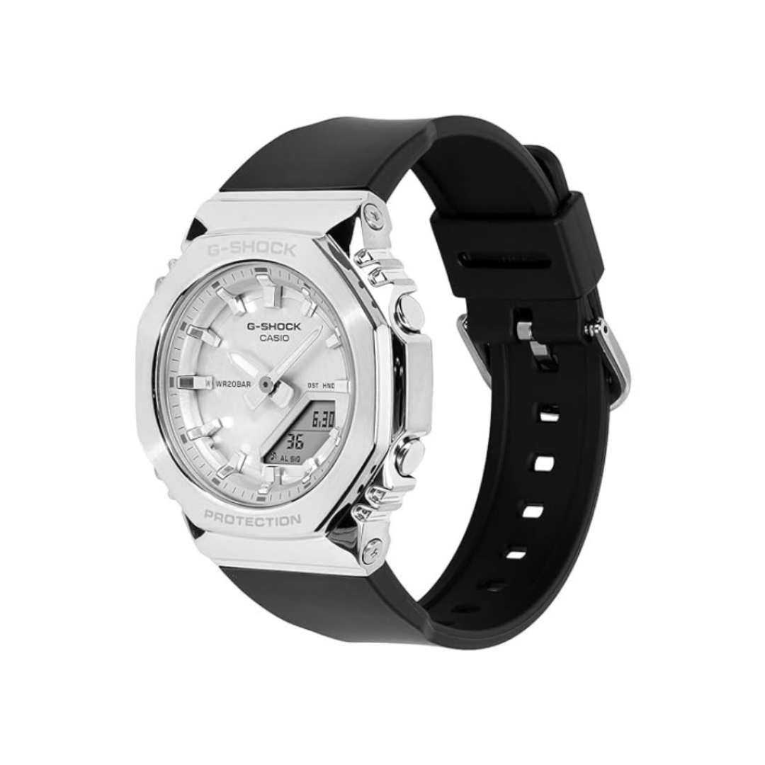 Casio GM-S2110-1A7DR G1782 | G-Shock Women Quartz White Dial Analog-Digital Resin Watch