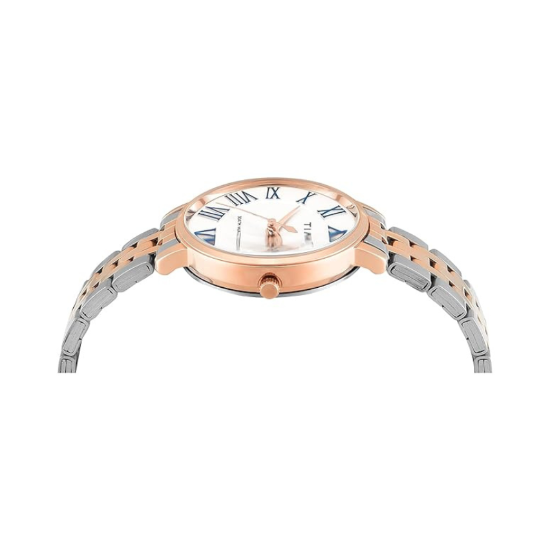 Timex TWEL19109 | Trendline Women Quartz Dial Analog Stainless Steel Watch.