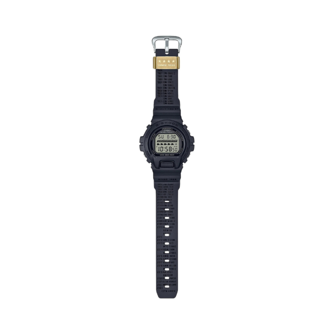 Casio DW-6640RE-1DR G1409 | G-Shock Men Quartz Black Dial Digital Resin Watch.