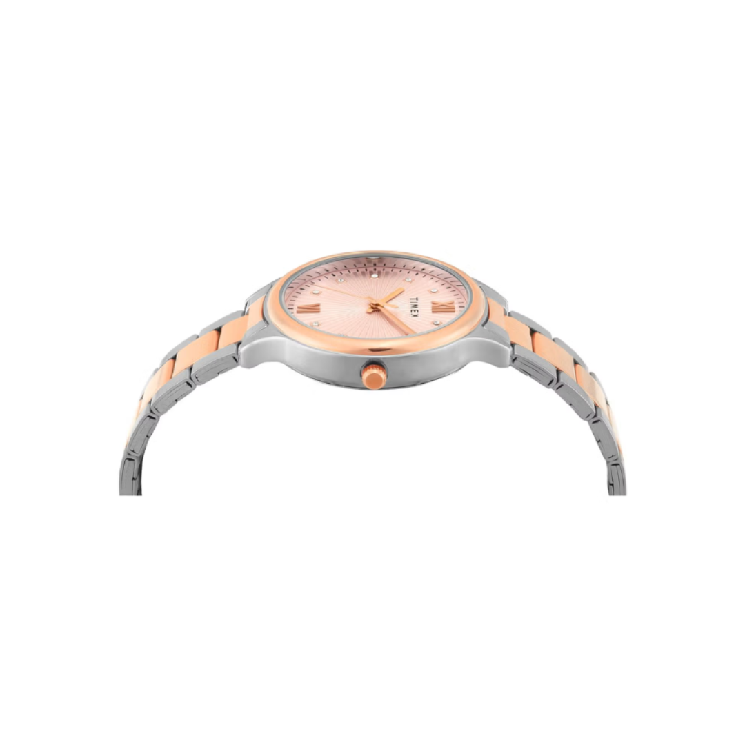 Timex TWTL12114 | Trendline Women Quartz Dial Analog Stainless Steel Watch.