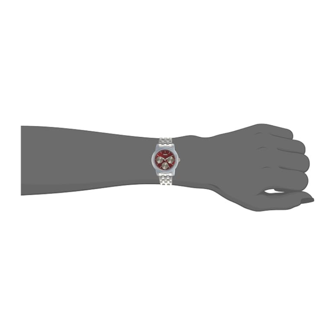 Timex TW000W107 | Fashion Women Quartz Dial Chronograph Stainless Steel Watch