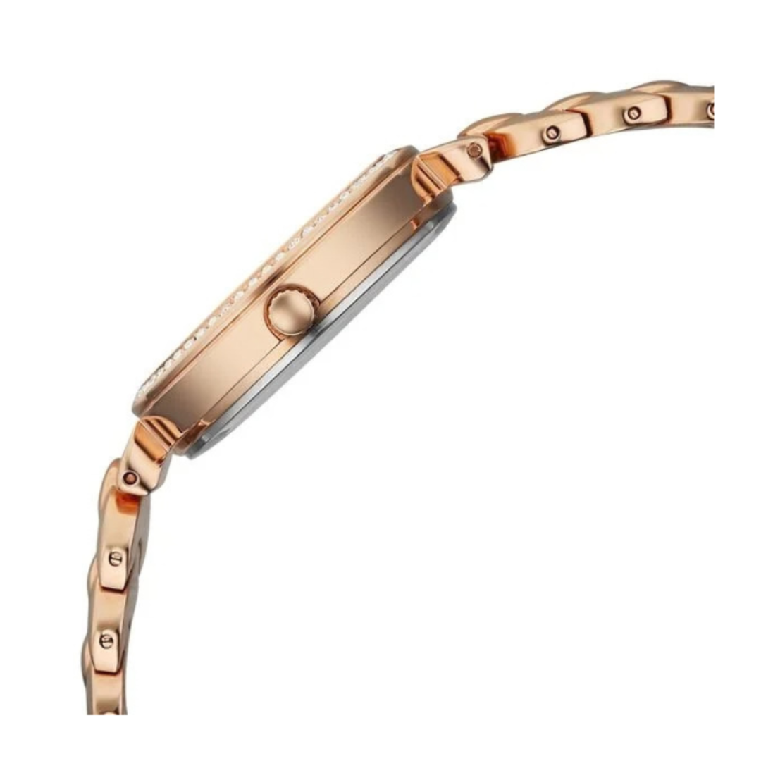 Titan 95357WM01 | Titan Raga Showstopper Quartz Analog Rose Gold Dial Rose Gold Metal Strap Watch For Women