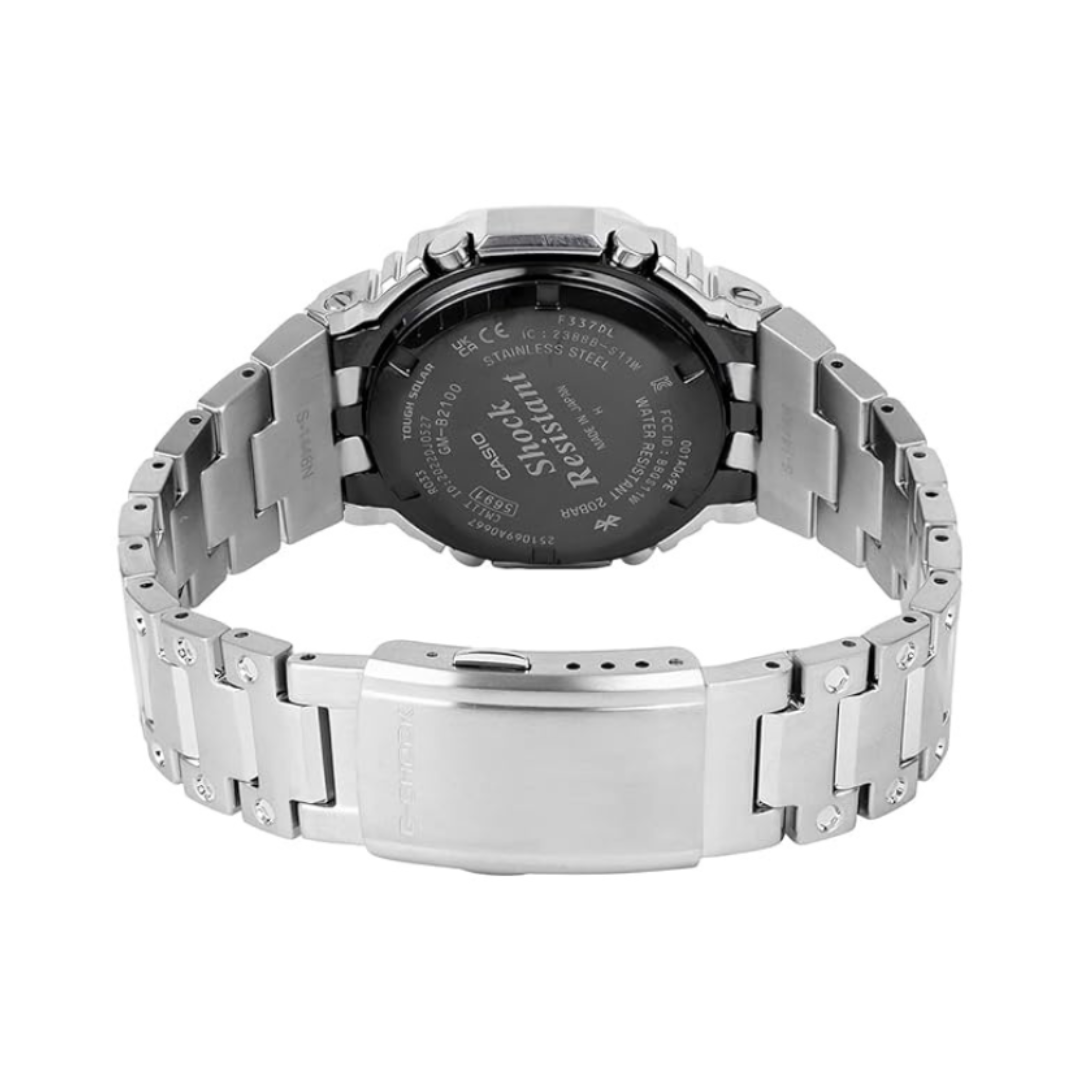 Casio GM-B2100SD-1CDR G1714 | G-Shock Men Quartz Black Dial Analog-Digital Stainless Steel Watch