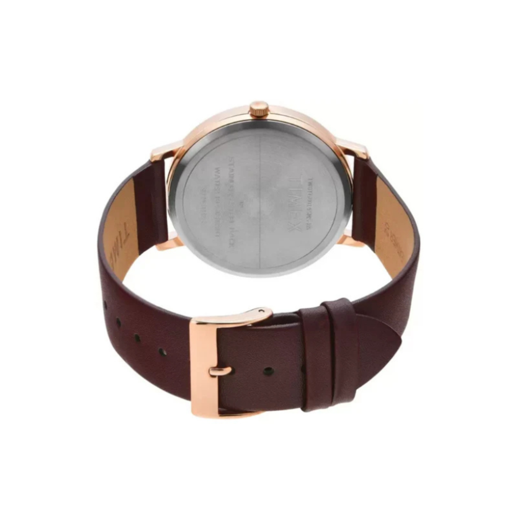 Timex TW0TG8014 | Trendline Men Quartz Silver Dial Analog Leather Watch